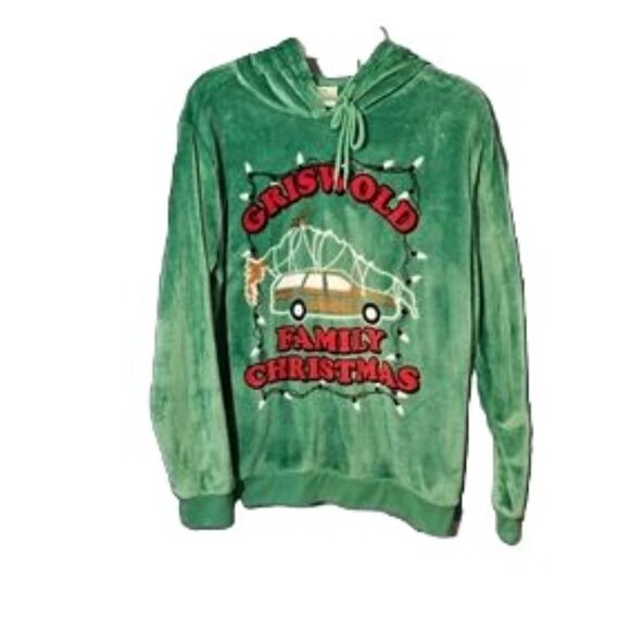 GIVEAWAY- Green Griswold Family Christmas Hoodie - Size Large - EUC - Picture 1 of 3